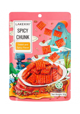 Снек латяо Lakexixi Spicy Stick солодкий і пряний смак, 92 г